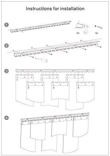 image:imageVIZPRO 6PCS Strip Door Curtain 84 Height X 36 Width 008 Inch Thickness Standard Clear PVC Curtain Strip with 56 Overlap for 3 X 7 Doors36W x 84L Pack of 1