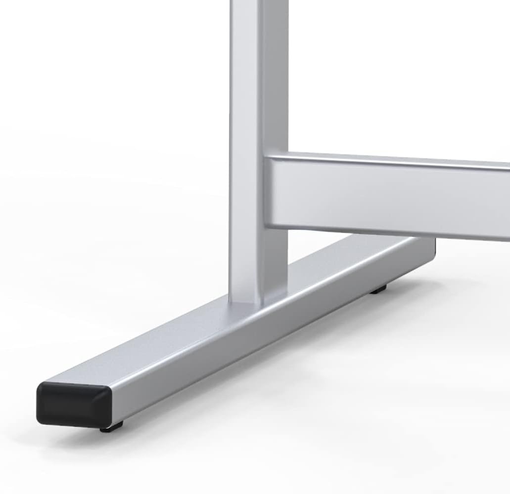 image:imageVIZPRO Doublesided Magnetic Stand Whiteboard 48 X 24 Inches Aluminium Frame amp Stand48W x 24H
