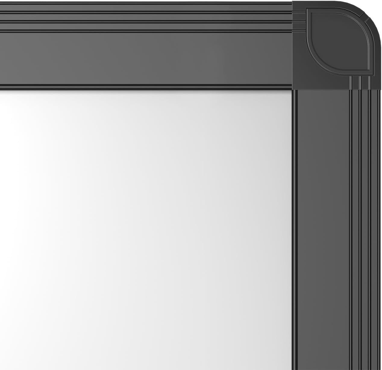 image:imageVIZPRO Magnetic Dry Erase White Board 48 X 36 Inches Black Aluminium Frame96 X 48 Inches