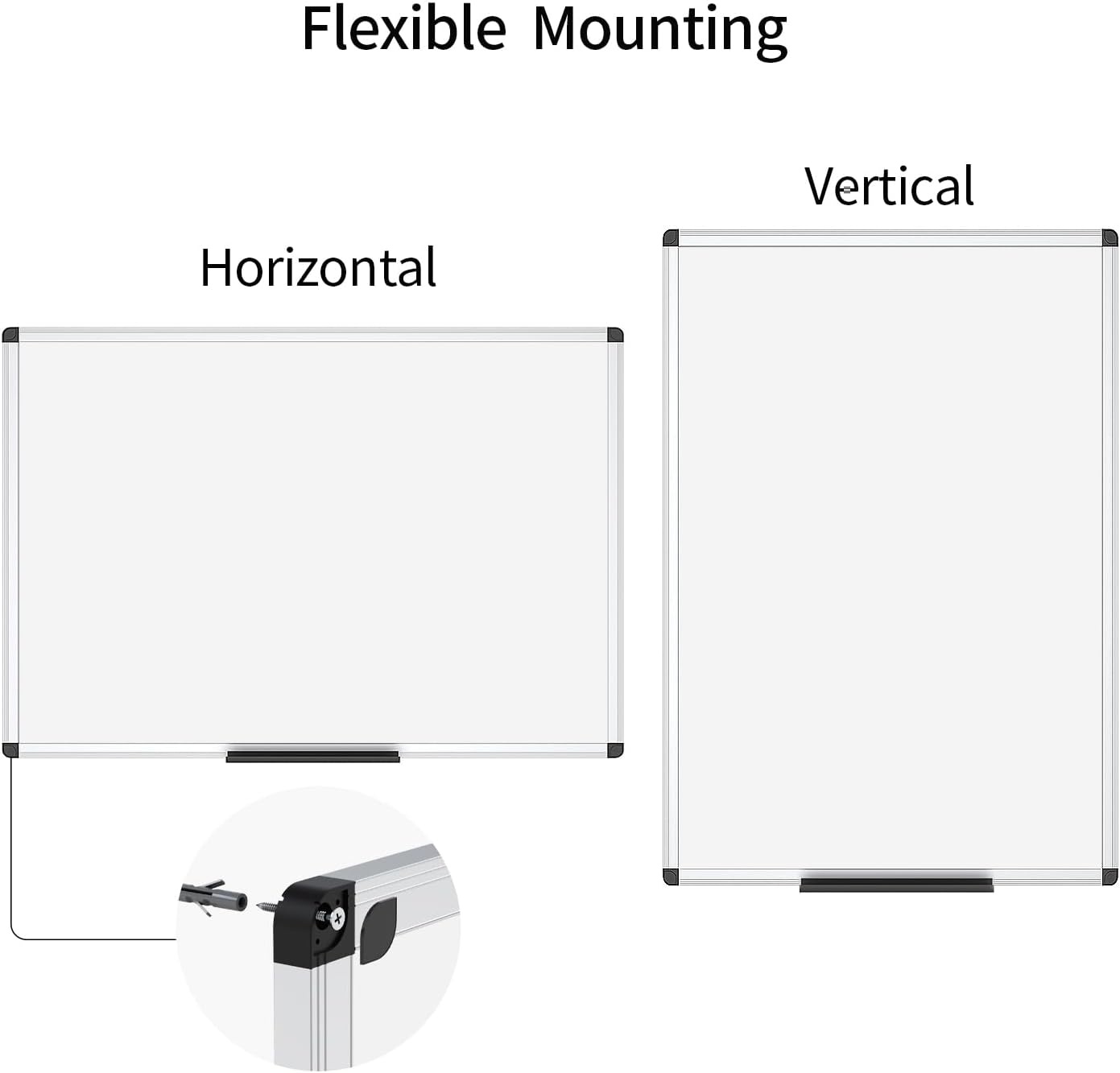 image:imageVIZPRO Magnetic WhiteboardDry Erase Board 48 X 36 Inches Pack of 22 Pack 36 X 24 Inches