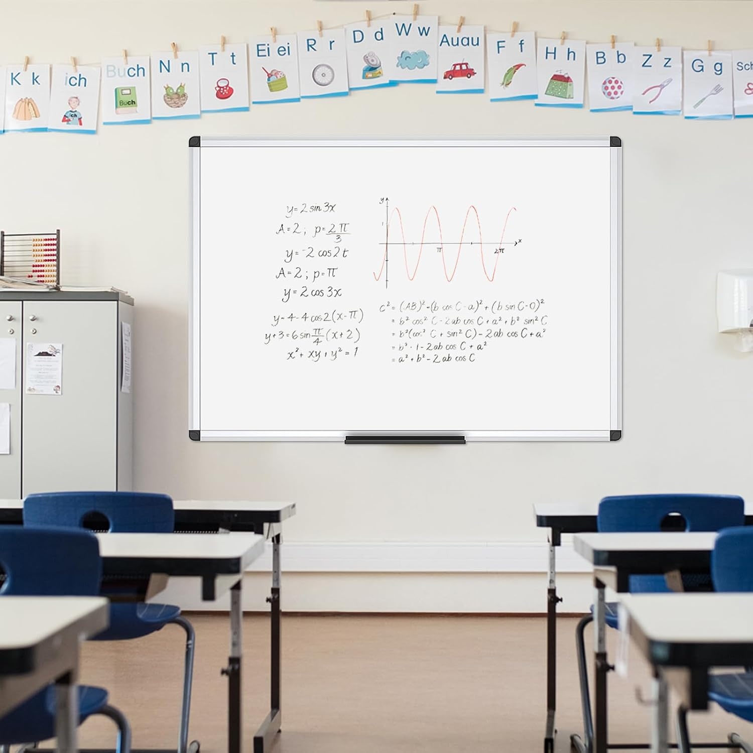 image:imageVIZPRO Magnetic WhiteboardDry Erase Board 48 X 36 Inches Pack of 22 Pack 48 X 36 Inches
