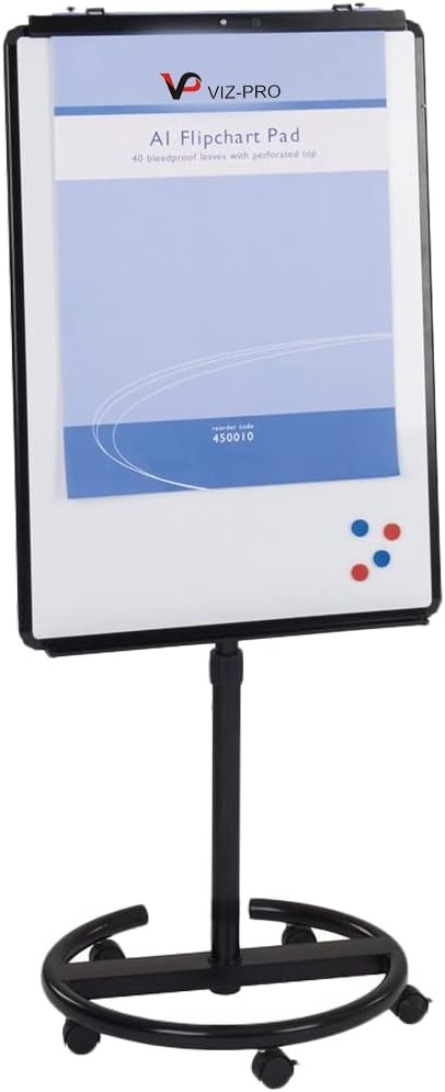 image:imageVIZPRO Standard Easel Pads A1 Flipchart Paper Pad 23 x 32 Inches 25SheetsPad1 Pad