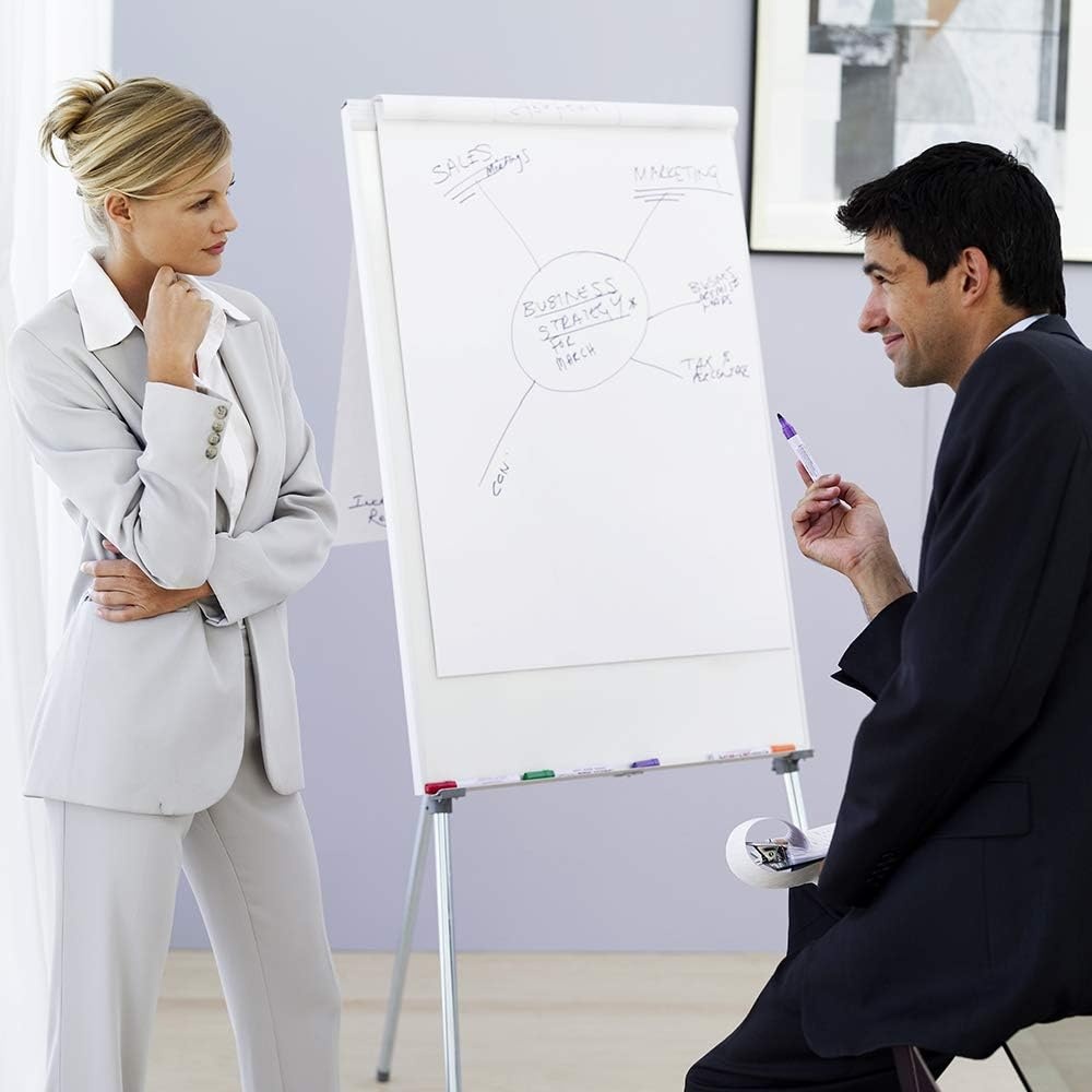 image:imageVIZPRO Standard Easel Pads A1 Flipchart Paper Pad 23 x 32 Inches 25SheetsPad5 pads