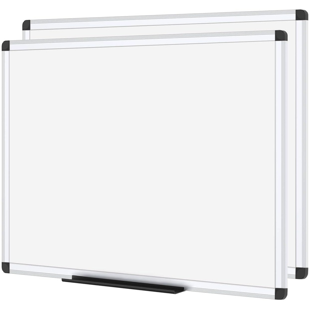 image:imageVIZPRO Magnetic WhiteboardDry Erase Board 48 X 36 Inches Pack of 22 Pack 36 X 24 Inches
