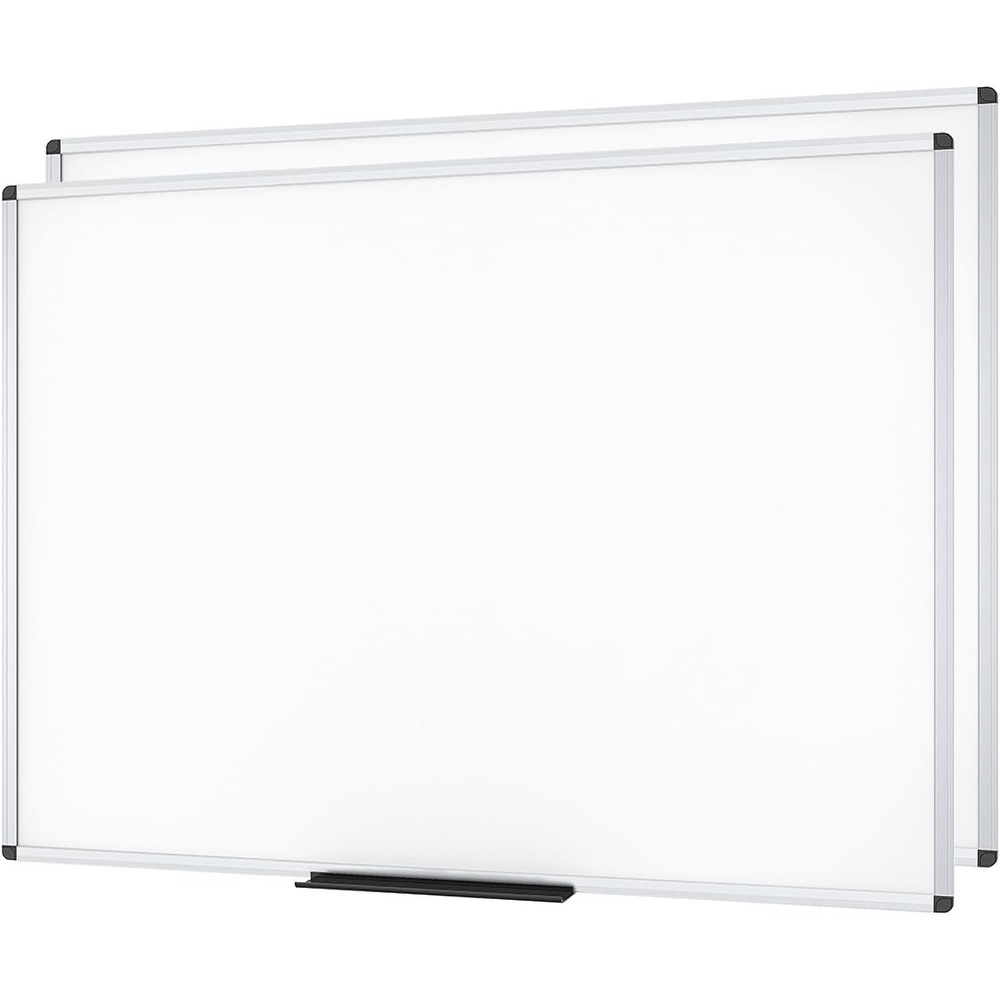 image:imageVIZPRO Magnetic WhiteboardDry Erase Board 48 X 36 Inches Pack of 22 Pack 60 X 36 Inches