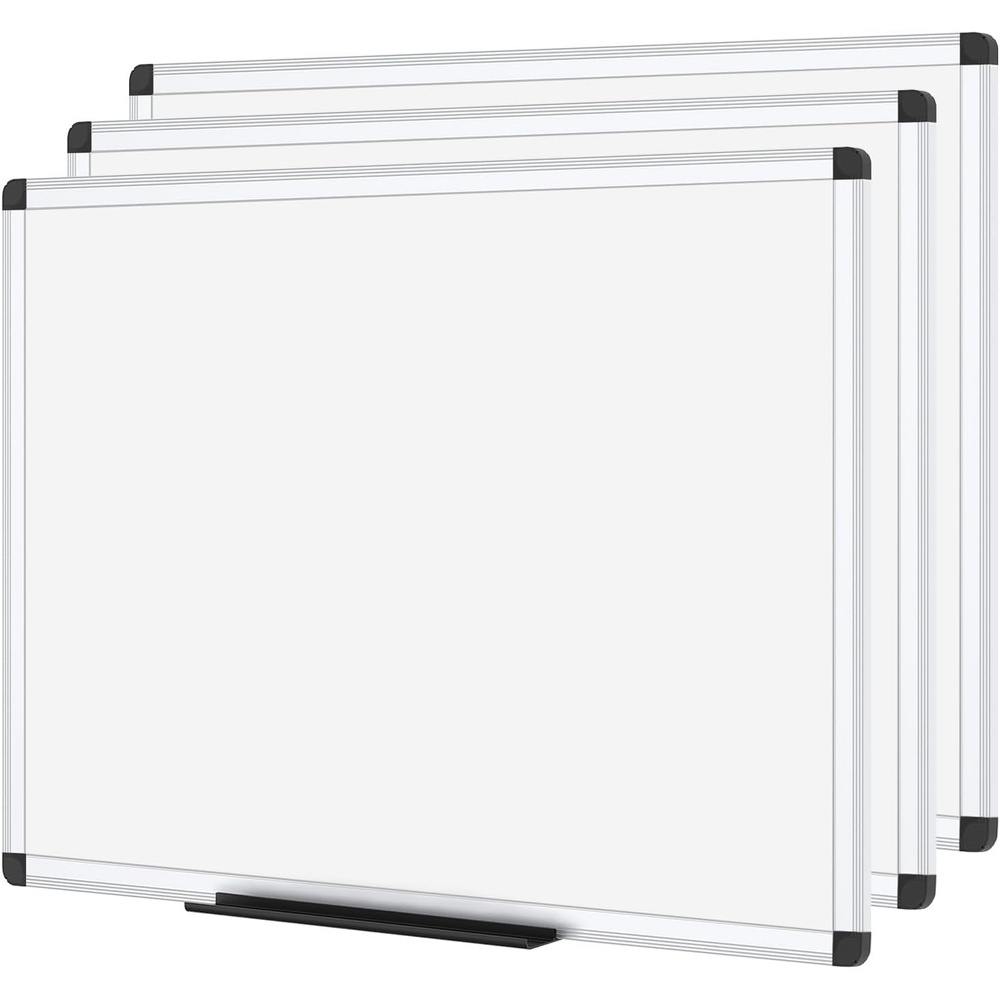 image:imageVIZPRO Magnetic WhiteboardDry Erase Board 48 X 36 Inches Pack of 23 Pack 48 X 24 Inches