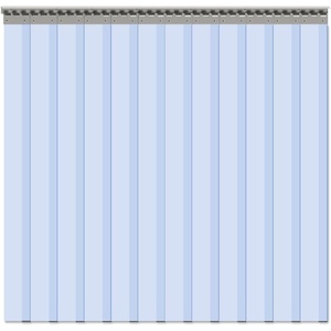 image:imageVIZPRO 6PCS Strip Door Curtain 84 Height X 36 Width 008 Inch Thickness Standard Clear PVC Curtain Strip with 56 Overlap for 3 X 7 Doors72W x 96L Pack of 1