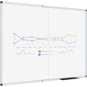 image:imageVIZPRO Dry Erase BoardMagnetic Whiteboard 96 x 48 Inches Large Wall Mounted Board for School Office and Home 8 x 448W x 36H