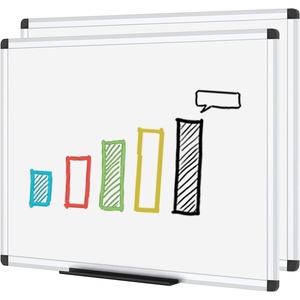 image:imageVIZPRO Magnetic WhiteboardDry Erase Board 48 X 36 Inches Pack of 22 Pack 40 X 30 Inches
