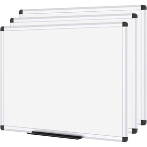 image:imageVIZPRO Magnetic WhiteboardDry Erase Board 48 X 36 Inches Pack of 224 X 18 Inches Pack of 3