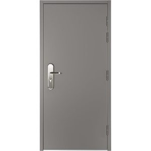 image:imageVIZPRO Quick Mount Steel Security Door with Frame and Hardware Gray Right SideHinged Inward 39 916  41 78 Width Adjustable 83 12 HeightRight SideHinged Outward